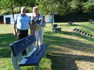 Stadtbürgermeister Martin Müller und ASF-Vorsitzende Erika Brand 