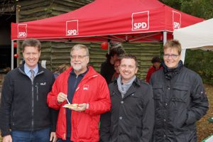 Harald Westrich, Gustav Herzog, Christian Brand und Martina Stein